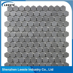 Chinese Bardigilio Marble Polished Hexagon 1"X1"Mm Marble Mosaic Tiles