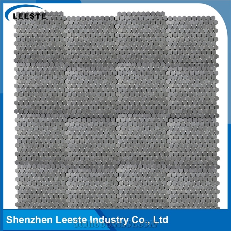 Chinese Bardigilio Marble Polished Hexagon 1"X1"Mm Marble Mosaic Tiles