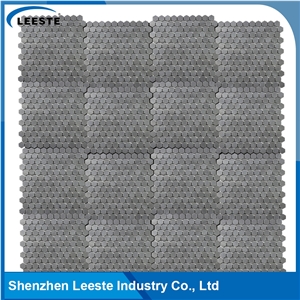 Chinese Bardigilio Marble Polished Hexagon 1"X1"Mm Marble Mosaic Tiles