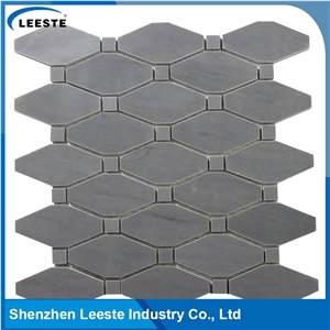 Chinese Bardigilio Marble Polished Long Octagon Marble Mosaic Tiles