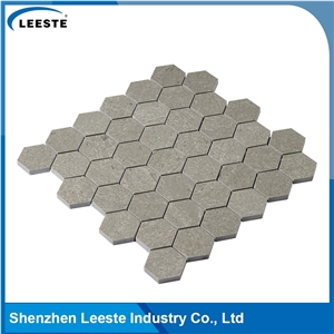 Cinderalla Grey Marble Polished Hexagon 2"X2"Mm Marble Mosaic Tiles