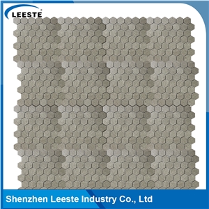 Cinderalla Grey Marble Polished Hexagon 2"X2"Mm Marble Mosaic Tiles