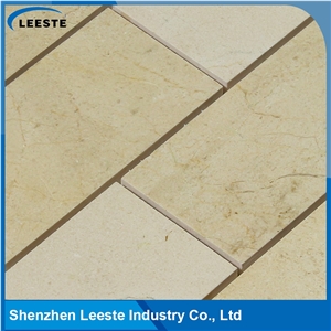 Crema Marfil Marble Polished Brick 3"X6"Mm Marble Mosaic Tiles