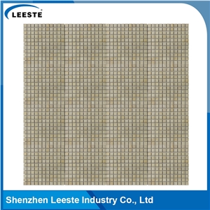 Crema Marfil Marble Polished Square 0.5"X0.5"Mm Marble Mosaic Tiles