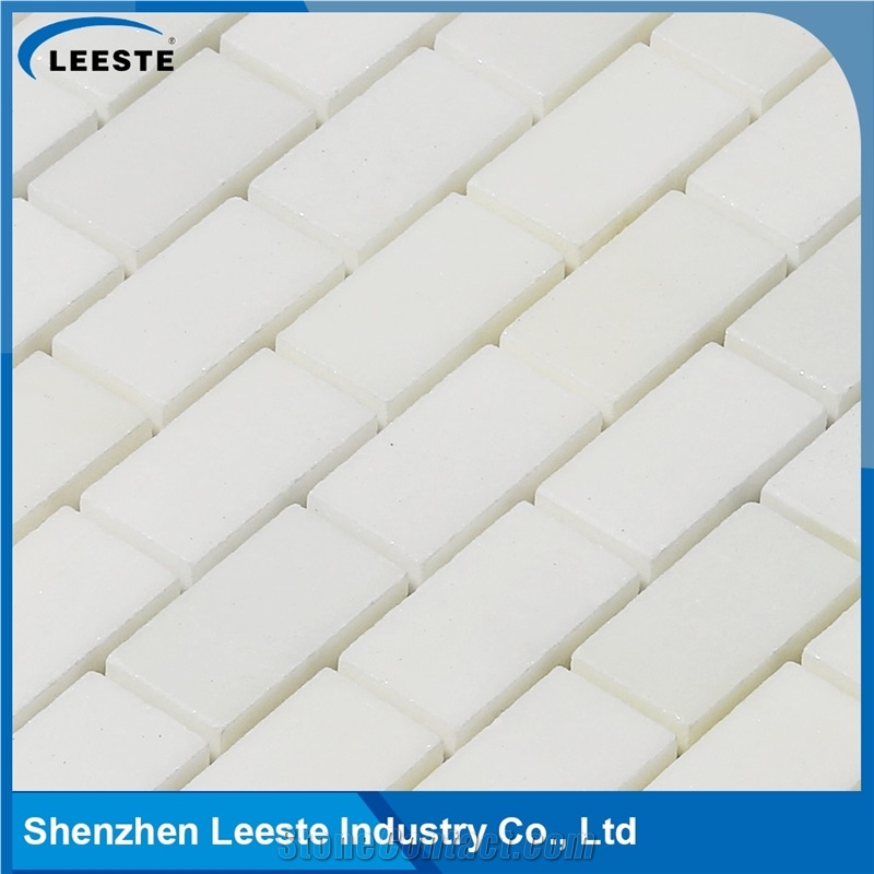 Marble 1"X2" Brick Royal White Mosaic Tile for Wall or Floor
