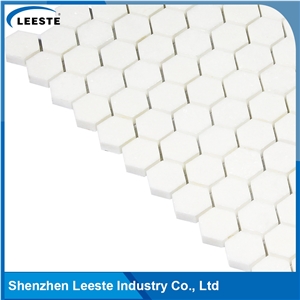 New Arrival Hexagon 1"X1" Thassos Marble Tile