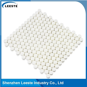 Penny Round Good Quality White Thassos Marble Tile for Decor