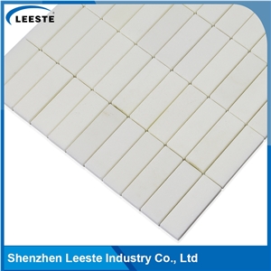 Rectangle Stacked Chinese Top Quality Thassos White Marble Tile