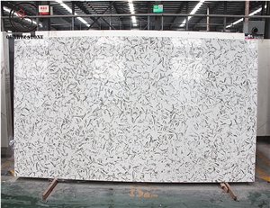 Artificial Marble Rose Marble Carrara Quartz Stone