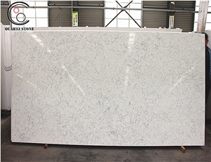 Artificial Marble Rose Marble Carrara Quartz Stone