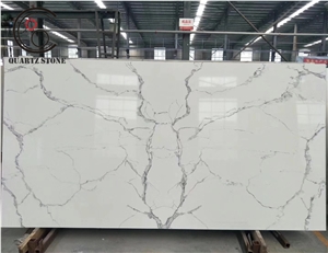 Calacatta Quartz Countertops White Artificial Quartz Stone