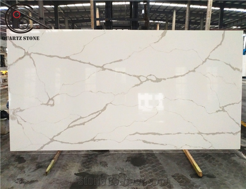 Calacatta Quartz Countertops White Artificial Quartz Stone