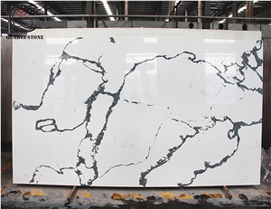Calacatta Quartz Countertops White Artificial Quartz Stone