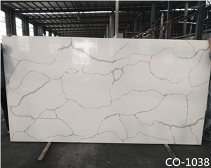 Calacatta Quartz Countertops White Artificial Quartz Stone