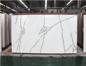 Calacatta Quartz Countertops White Artificial Quartz Stone