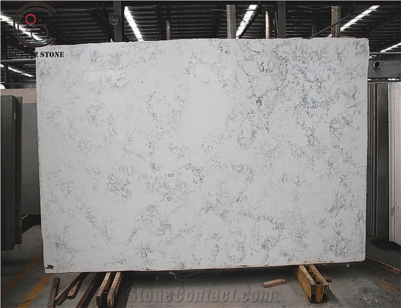 Chinese Big Slab Artificial Carrara Quartz Slab Price