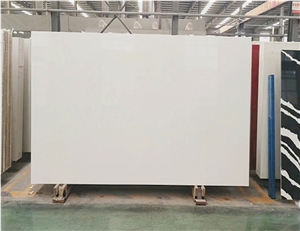 Good Price Polished Pure White Artificial Quartz Engineered Stone
