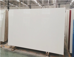 Good Price Polished Pure White Artificial Quartz Engineered Stone