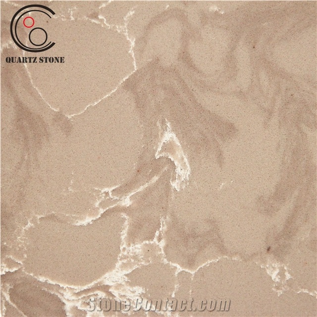 Linyi Artificial Quartz Stone Carrara Marble Looks