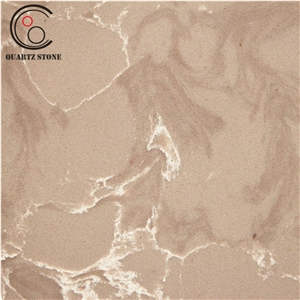 Linyi Artificial Quartz Stone Carrara Marble Looks