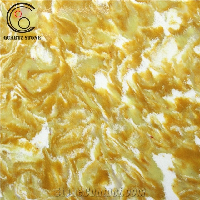Linyi Artificial Quartz Stone Carrara Marble Looks