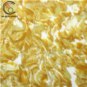Linyi Artificial Quartz Stone Carrara Marble Looks