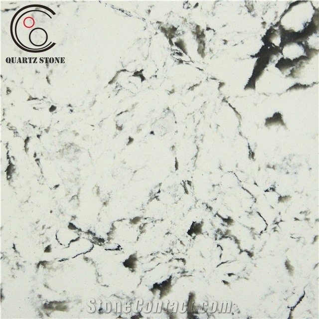 Linyi Artificial Quartz Stone Carrara Marble Looks