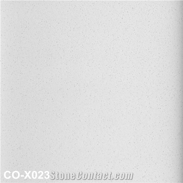 Pure White Quartz Stone Slab