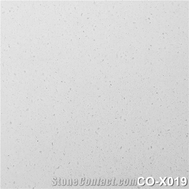 Pure White Quartz Stone Slab