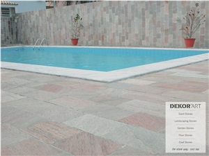 Malibu Quartzite Landscaping Stones, Pool Coping