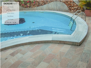 Malibu Quartzite Landscaping Stones, Pool Coping