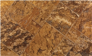 Mystic Travertine Pattern Tumbled Finish
