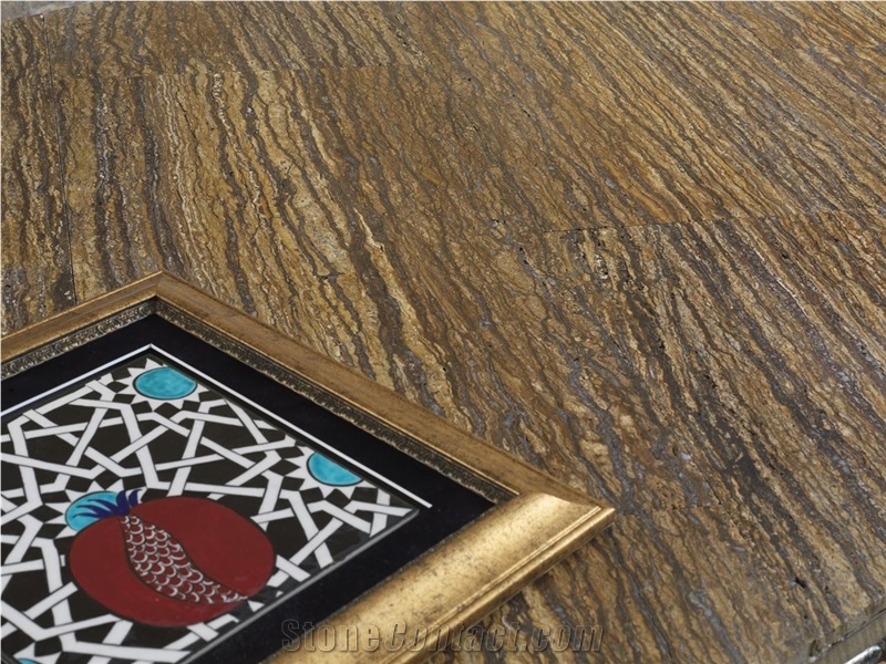 Mystic Travertine Pattern Tumbled Finish