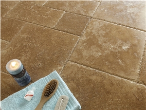 Noce Travertine Pattern Slabs & Tiles, Turkey Brown Travertine