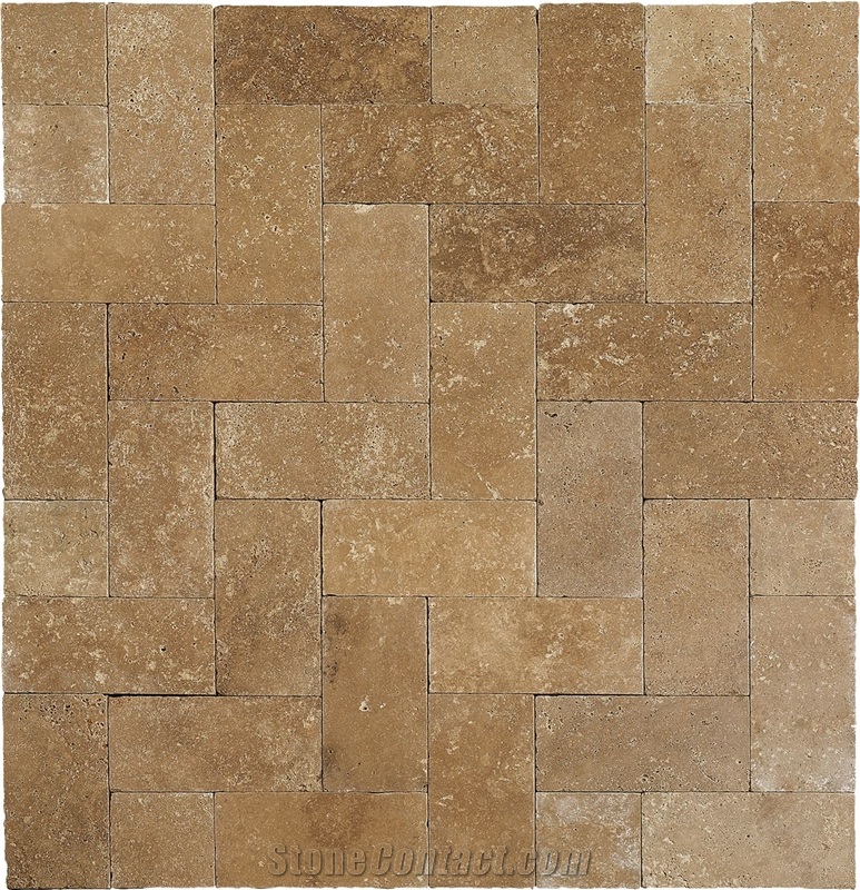 Noce Travertine Pattern Slabs & Tiles, Turkey Brown Travertine
