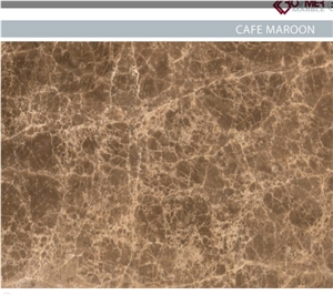 Romer Cafe Maroon Marble Slabs, Tiles