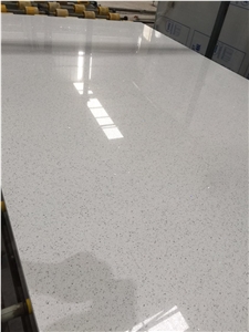 Sparkle White Quartz Slabs & Tiles
