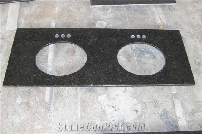 Verde Ubatuba Granite Vanity Top