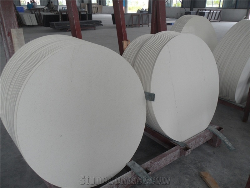 White Quartz Table Top, Countertop