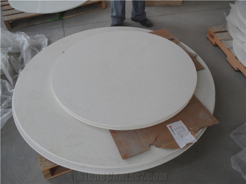 White Quartz Table Top, Countertop