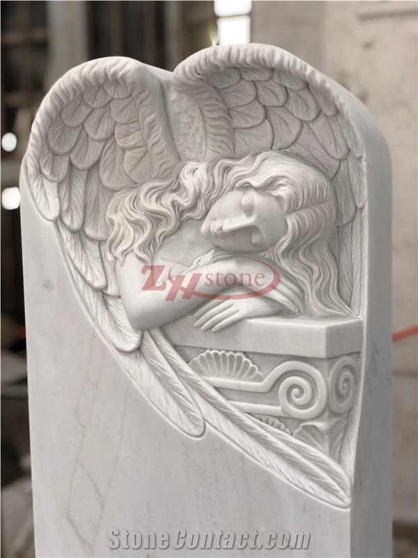 Kangaroo Design G654 Sesame Black Granite Tombstone