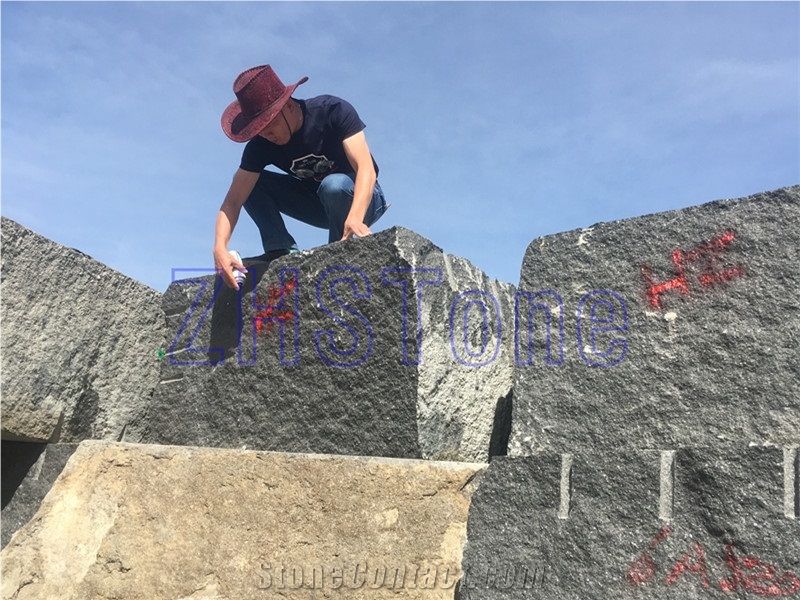 Platinum Black Granite Blocks