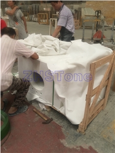 Pure White Quartz Bath Countertops Vanity Top