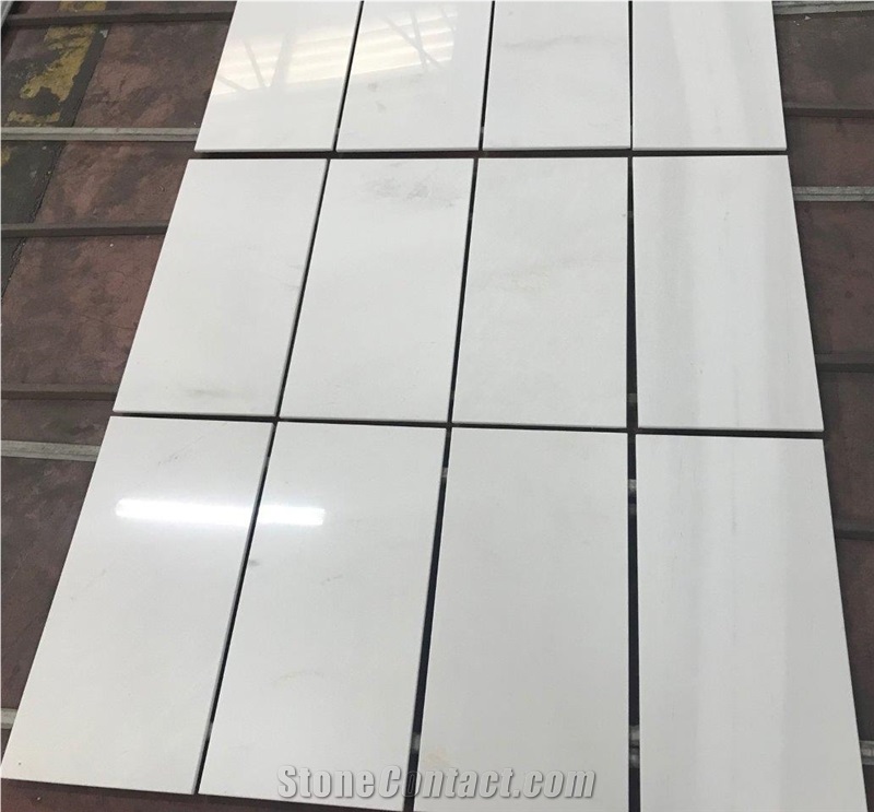 Thassos Snow White Slabs, Tiles, Cts