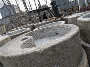 Chinese Antique Stone,Old Cow Trough,Millstone Tray,Old Warter Troughs
