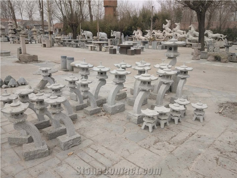 Natural Japanese Stone Lantern for Garden, Chinese Style Lantern,Lamps