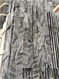 Ancient Wood Grain Marble Cultured Stone Ledge Slate Wall Cladding