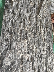 Ancient Wood Grain Marble Cultured Stone Ledge Slate Wall Cladding