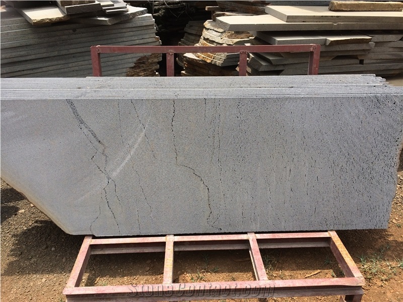 Black Basalt with Ant Lines