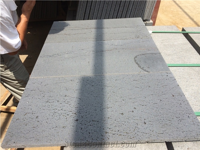 Black Basalt with Ant Lines